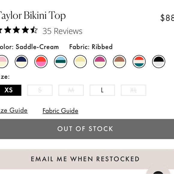 L*Space Women’s Tan & White Bikini Top NWT - Picture 3 of 8